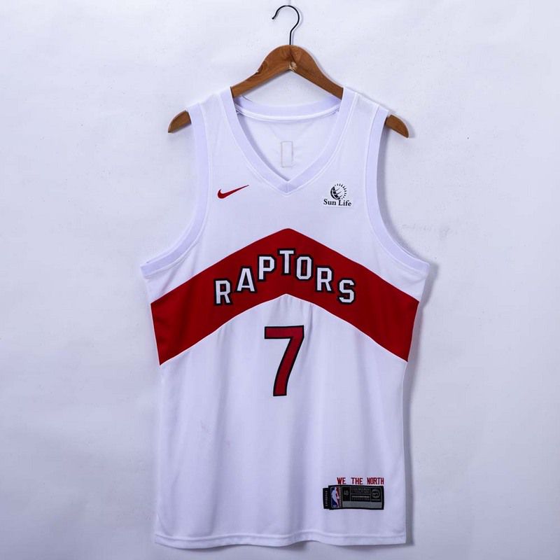 Men Toronto Raptors 7 Lowry White 2021 Nike Game NBA Jersey